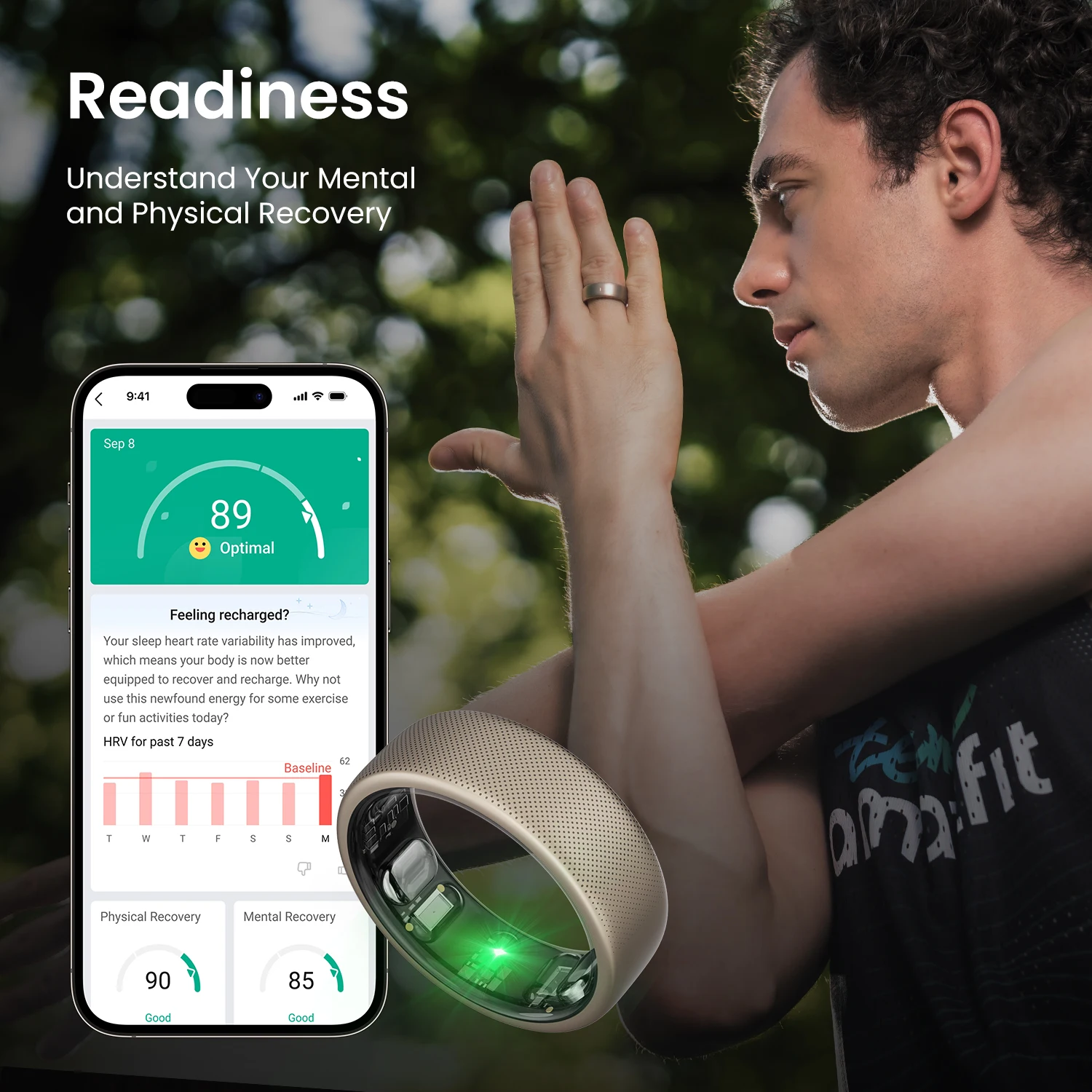어메이즈핏 헬리오 링 스마트 링 상품 이미지 4