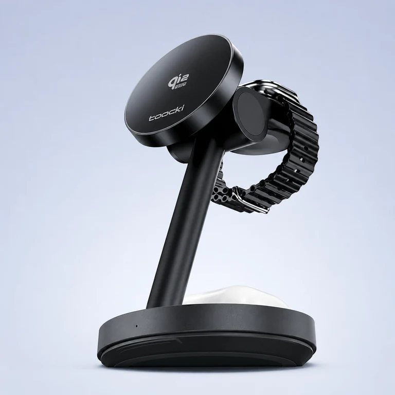 투키 Qi2.2 25W 3-in-1 무선 충전기 대표 썸네일