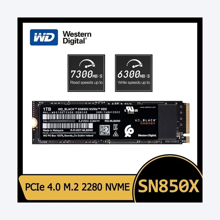 WD SN850X 2TB 내장SSD 대표 썸네일