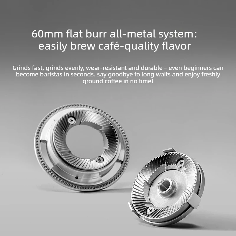 제밀라이 9010C 전동 커피 그라인더, 60mm 플랫 버 구성 상품 이미지 4