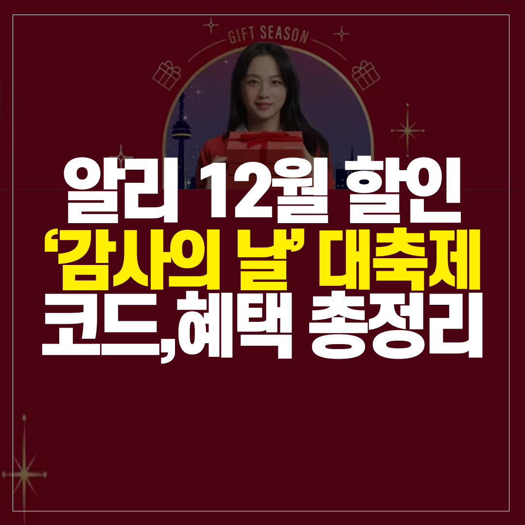 2024 알리익스프레스 12월 연말 감사의 날 대표 이미지